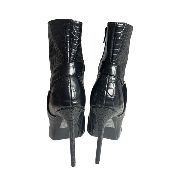 So Me Black stiletto heel booties 6 - Picture 3 of 6